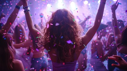 Purple Haze Dance Party: A Confetti Celebration. Concept Dance Moves, Music Playlist, Decor Inspiration, Confetti Moments, Party Favors,