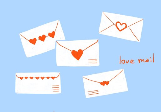 envelopes with love letters