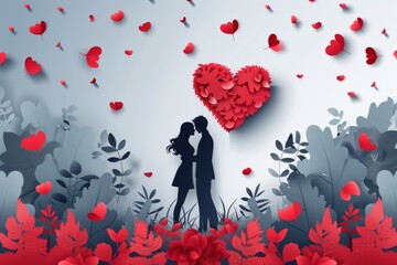 Reveal the Passion of Love with Artistic Designs, Romantic Graphics, and Passionate Illustrations: A Valentine's Day of Intimate Moments
