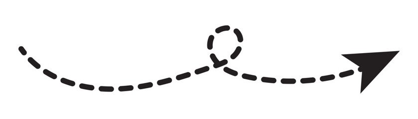 Hand drawn arrow. Vector doodle icon. lack arrow. Vector illustration in white background in eps 10.