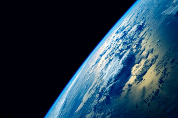 The atmosphere of planet Earth. Elements of this image furnished by NASA