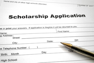  Scholarship application form