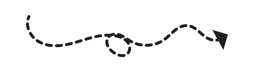 Hand drawn arrow. Vector doodle icon. lack arrow. Vector illustration in white background in eps 10.