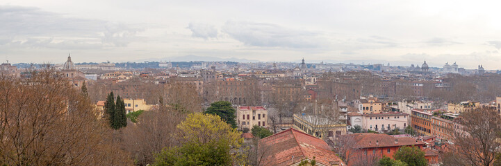 Obraz premium Panoramic view of Rome