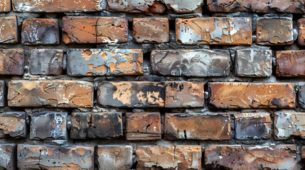 Worn and Weathered Brick Wall Texture