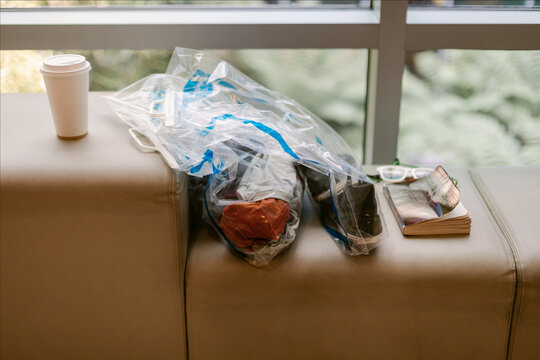 Bag with patient personal belongings