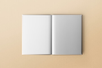 Open book png mockup, transparent design