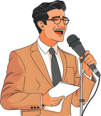 broadcaster, announcer