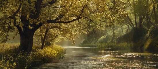 Springtime river