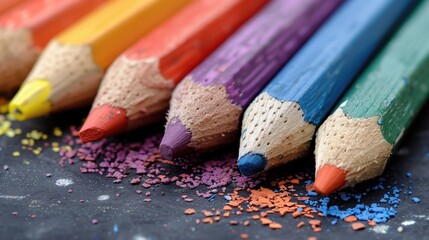 Assortment of colored pencils/Colored Drawing Pencils/Colored drawing pencils in a variety of colors