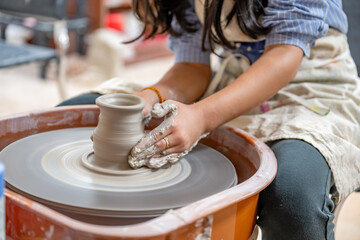 pottery clay wheel