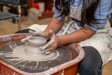 pottery clay wheel