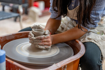 pottery clay wheel