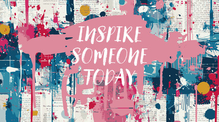 Inspire someone today abstract art