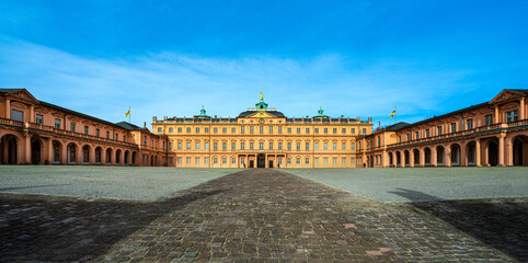 The baroque style castle in Rastatt city, Schwarzwald, Baden Württemberg, Germany, Europe © karlo54
