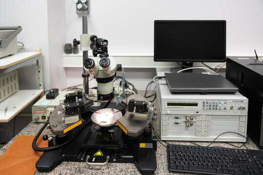 Workspace At Lab Of Electronic Processes