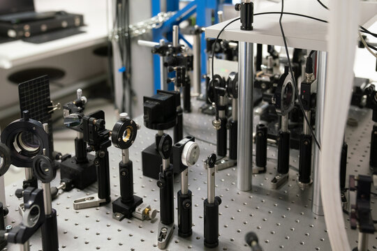 Close Up Of Optoelectronics Technology Equipment