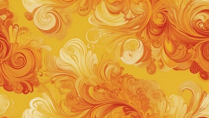 Vibrant gradient swirls blending sunny yellows with rich marigold.