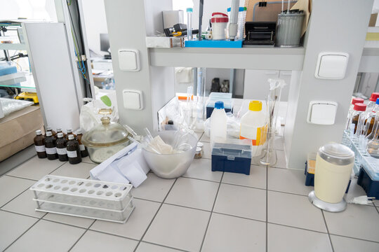 Lab Tools On Tabletop