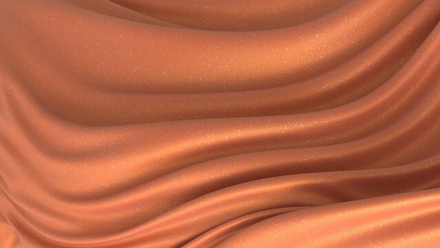 Orange Cloth Close-Up