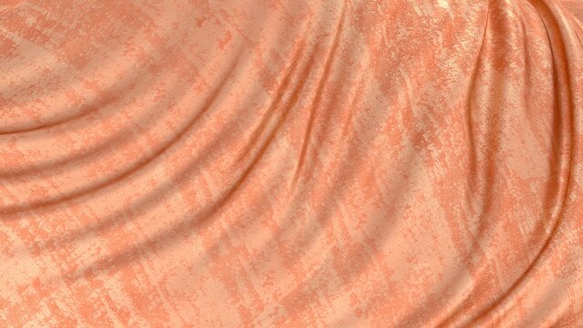 Orange Cloth Close-Up