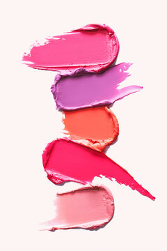 Pink, Purple, Orange, Rosa colored Lipstick Swatch