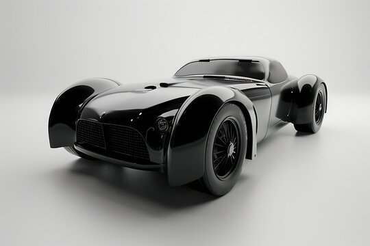 Prototype car. 3d rendered car prototype .