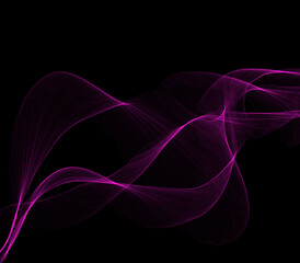 Pink abstract technology particles mesh background