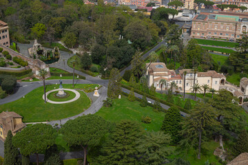 view of the park of the palace