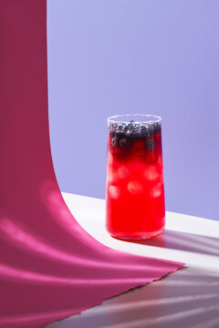 Rasberry and blueberry Drink