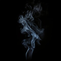 Smoke on a dark background