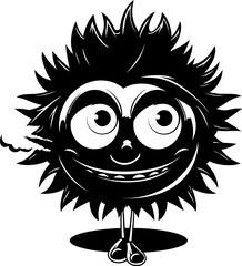 Blaze Buddy Cartoon Character Holding a Marijuana Bud in Logo Icon Pot Pal Cartoon Character with a Joint in Cannabis Logo Design