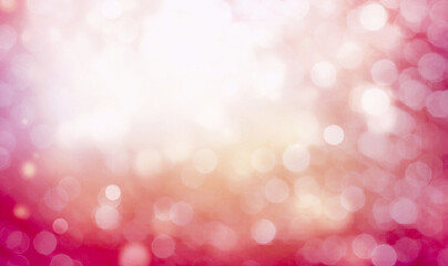 Pink bokeh background for banner, poster, Party, Anniversary, greetings, and various design works