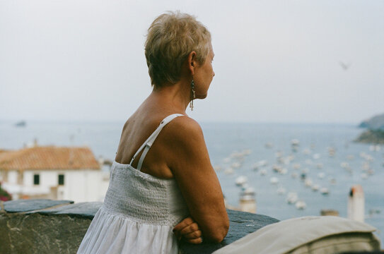 Looking at the sea