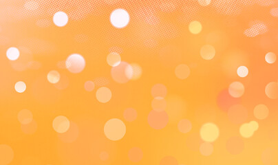 Orange bokeh background for banner, poster, Party, Anniversary, greetings, and various design works