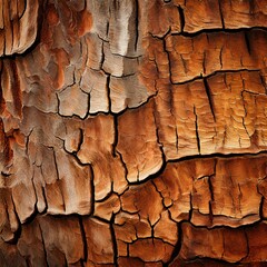 Wooden bark texture with scales