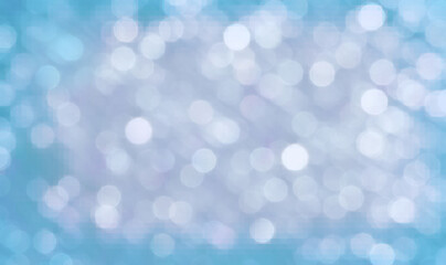 Obraz premium Blue bokeh background for banner, poster, Party, Anniversary, greetings, and various design works