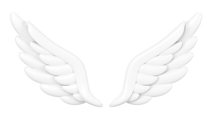 Fototapeta premium Wings png sticker, 3d business clipart, transparent background