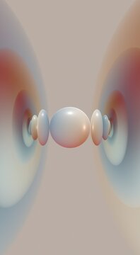 Three spheres.