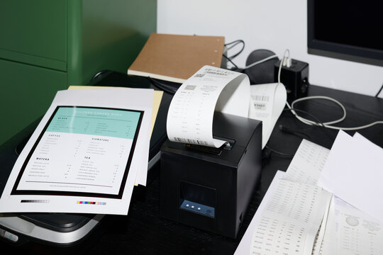 Active Receipt Printing in Coffee Shop
