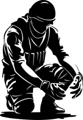 Dutybound Defender Military Symbol Vector Brave Brigade Soldier Icon Design