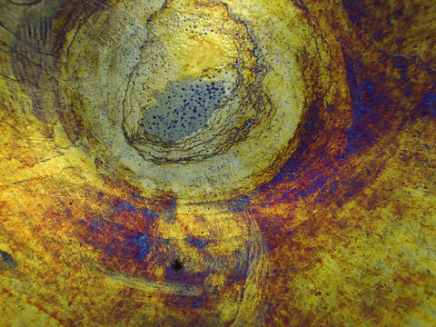 Textured background of microscopic glaze of Chinese ceramics tea cup