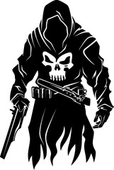 Haunting Herald Combat Reaper Weapon Vector Reapers Rampart Weapons Emblem Design