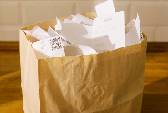  receipts in the paper pack