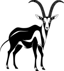 Majestic Mirage Vector Oryx Emblem Pristine Pride Emblematic Oryx Icon