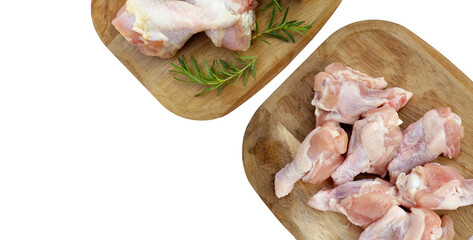 Fresh raw chicken wings (wingstick)