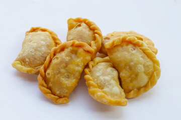 Mini curry puff. Thai dessert