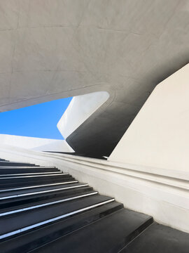 Modern architecture detail abstract