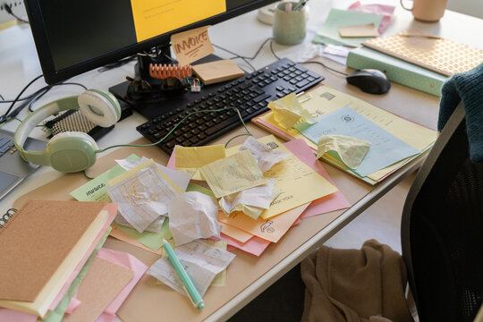 Business receipt at office