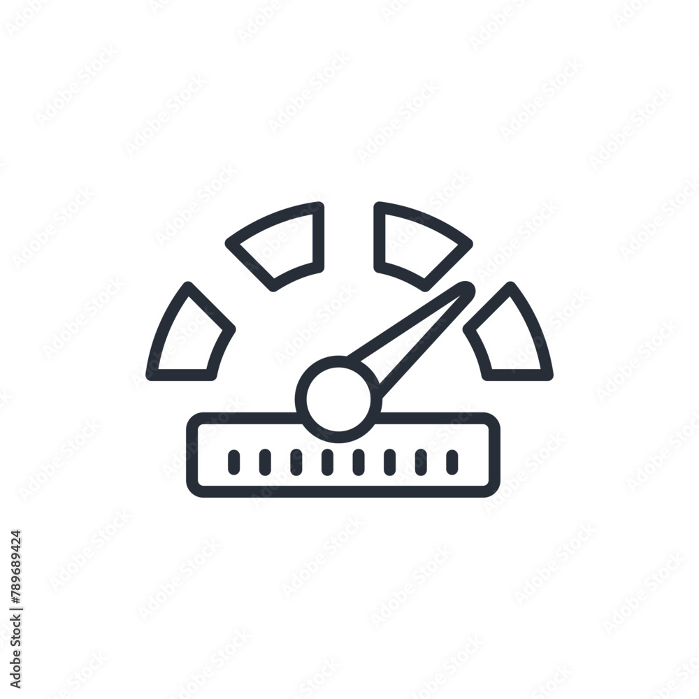 Poster printindicator icon. vector.editable stroke.linear style sign for use web design,logo.symbol illustr